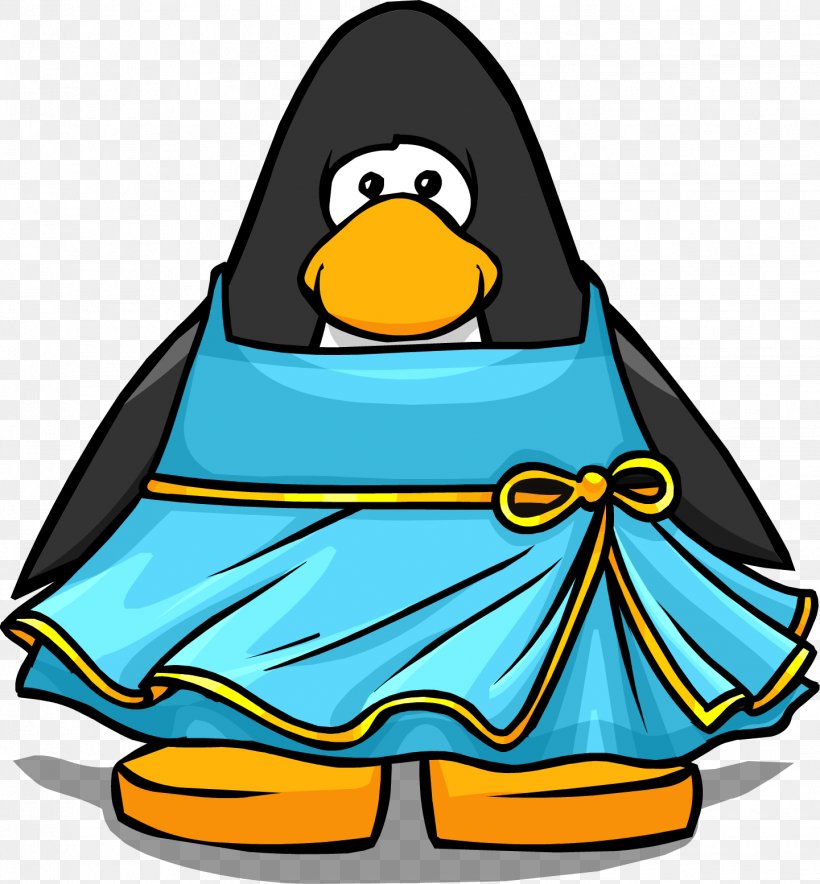 Club Penguin Dress Code Clothing Sundress, PNG, 1441x1554px, Club Penguin, Artwork, Beak, Bird, Black Tie Download Free