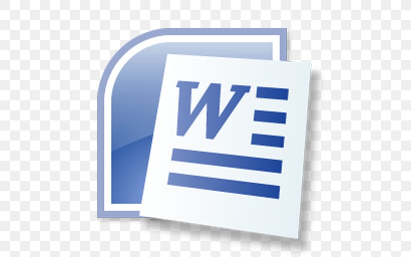 Microsoft Word Microsoft Office 2007 Document, PNG, 512x512px, Microsoft Word, Blue, Brand, Business, Document Download Free