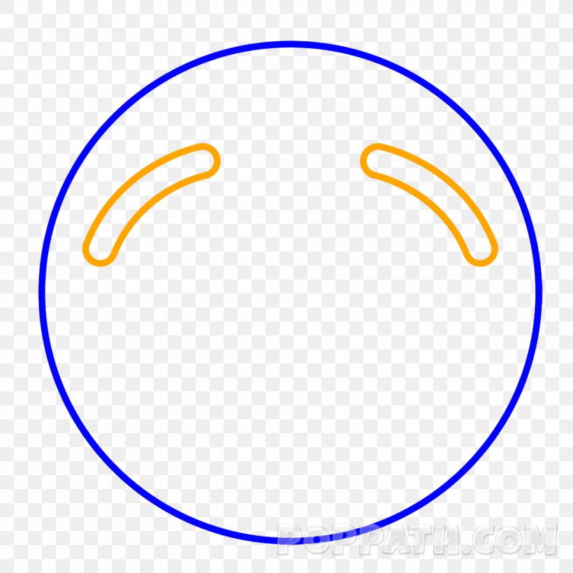 Circle Emoticon Point Clip Art, PNG, 1000x1000px, Emoticon, Area, Point, Smile, Yellow Download Free