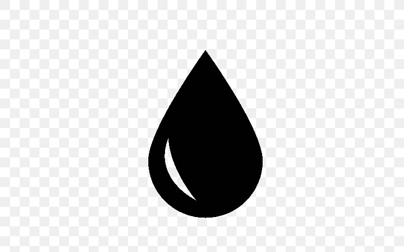 Drop Water Clip Art, PNG, 512x512px, Drop, Black, Black And White, Crescent, Monochrome Download Free