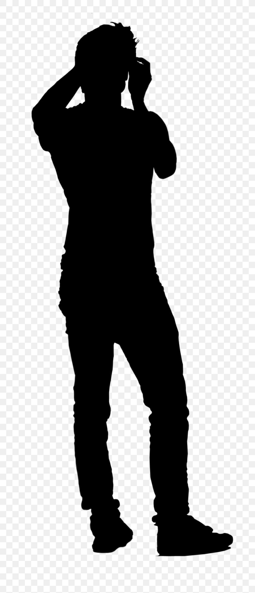 Silhouette Person Clip Art, PNG, 750x1903px, Silhouette, Arm, Art, Black And White, Fictional Character Download Free