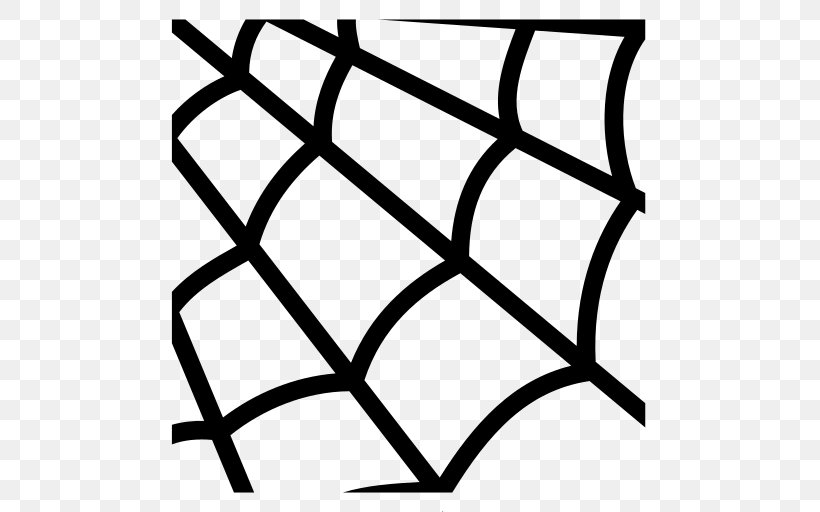Spider Web Clip Art, PNG, 512x512px, Spider, Area, Black, Black And White, Leaf Download Free