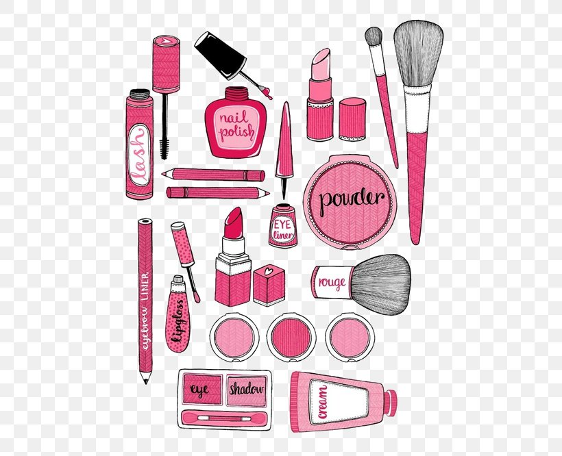 Cosmetics Illustration Drawing Clip Art Make-up Artist, PNG, 500x666px, Cosmetics, Art, Beauty, Beauty Parlour, Brand Download Free