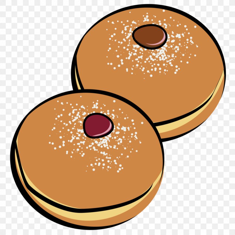 Donuts Sufganiyah Hanukkah Gelt Clip Art, PNG, 1024x1024px, Donuts, Biscuits, Blog, Cuisine, Dish Download Free