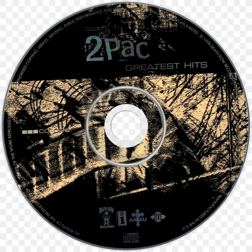 Greatest Hits Album Compact Disc Death Row Records, PNG, 1000x1000px, Watercolor, Cartoon, Flower, Frame, Heart Download Free