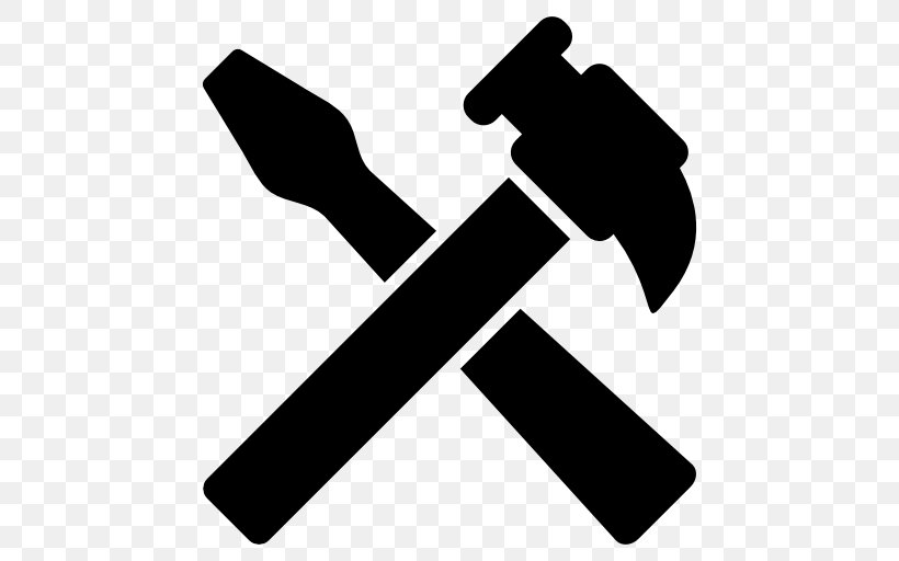 Hammer Tool Clip Art, PNG, 512x512px, Hammer, Black And White, Joint, Logo, Monochrome Photography Download Free