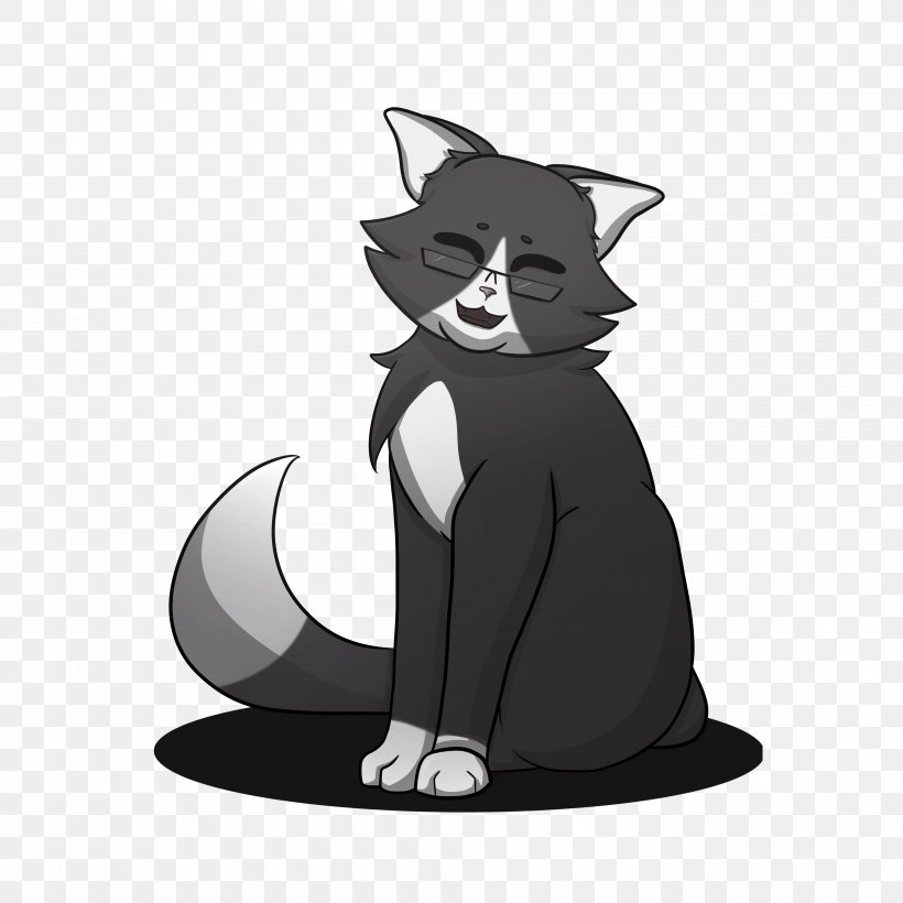 Whiskers Cat Dog Canidae Cartoon, PNG, 4000x4000px, Whiskers, Black, Black And White, Black M, Canidae Download Free