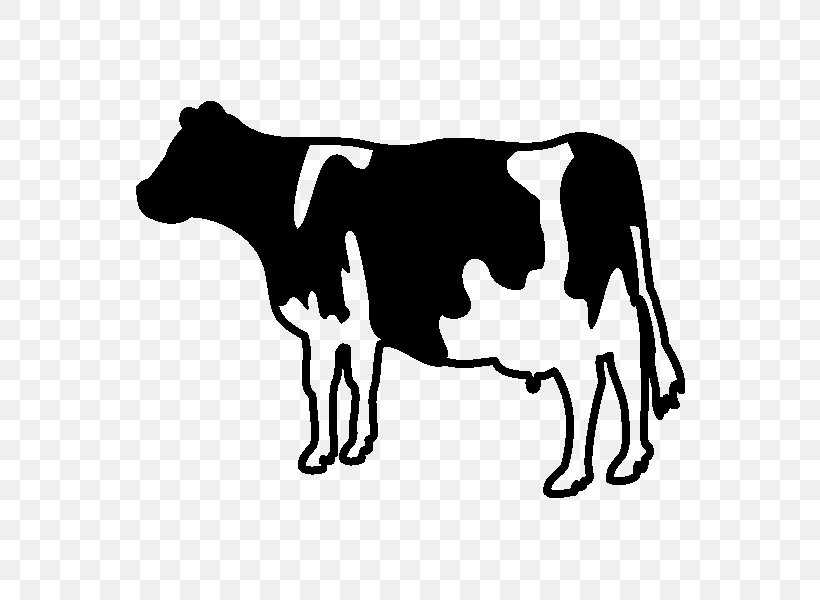 Cattle Sticker Cow Adhesive Logo, PNG, 600x600px, Cattle, Adhesive, Agriculture, All Your Base Are Belong To Us, Black And White Download Free
