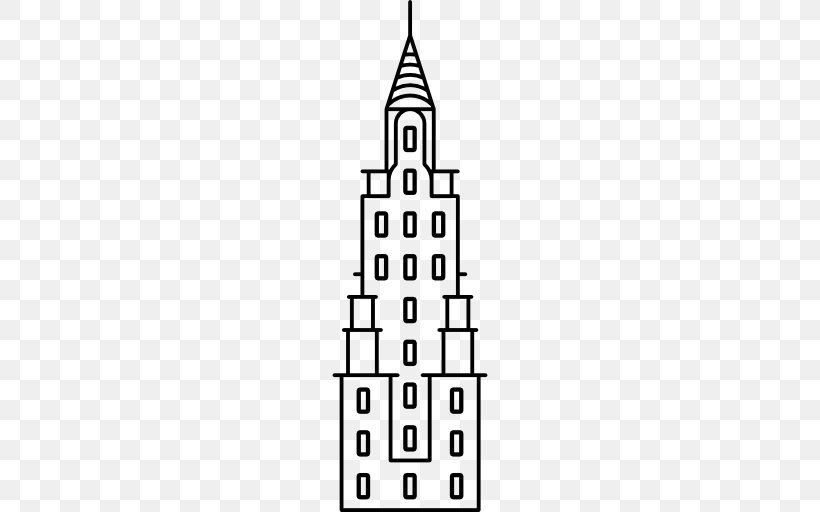 Chrysler Building Empire State Building Chrysler 300, PNG, 512x512px, Chrysler Building, Black And White, Building, Car, Chrysler Download Free
