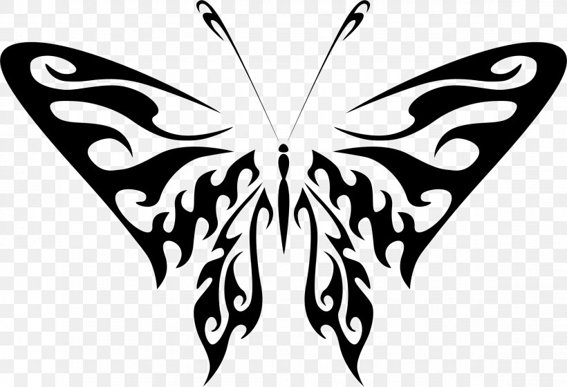 Stencil Clip Art, PNG, 2346x1603px, Stencil, Arthropod, Black, Black And White, Brush Footed Butterfly Download Free