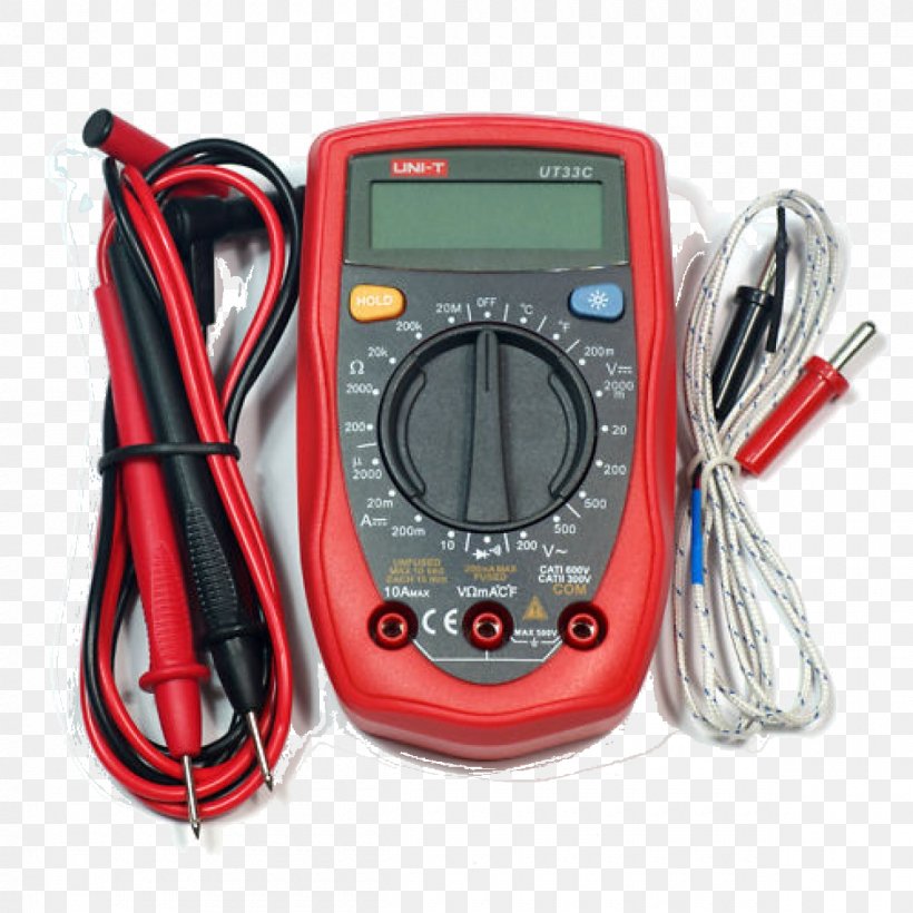 Digital Multimeter Electric Potential Difference Direct Current Measuring Instrument, PNG, 1200x1200px, Multimeter, Alternating Current, Ammeter, Ampere, Cable Download Free