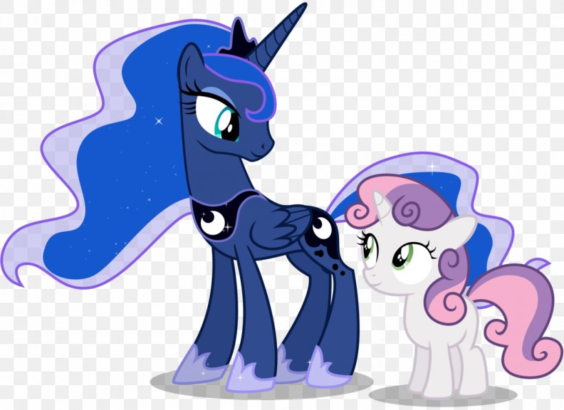 Princess Luna Pony Princess Celestia Sweetie Belle Twilight Sparkle, PNG, 1048x762px, Watercolor, Cartoon, Flower, Frame, Heart Download Free