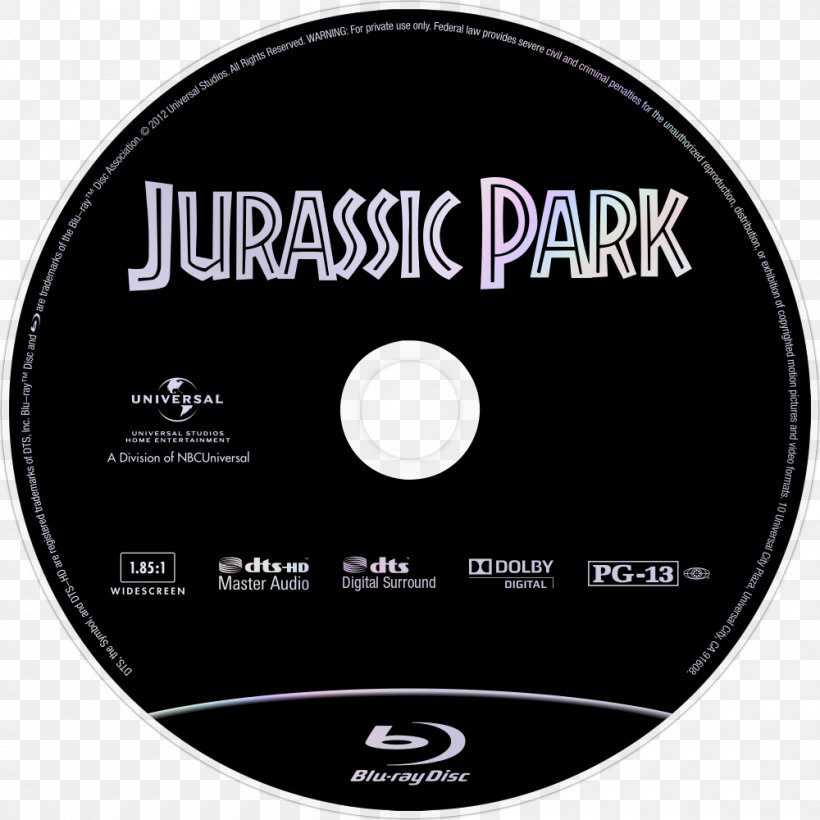 Blu-ray Disc Jurassic Park Record Label DVD La-La Land Records, PNG, 1000x1000px, Watercolor, Cartoon, Flower, Frame, Heart Download Free