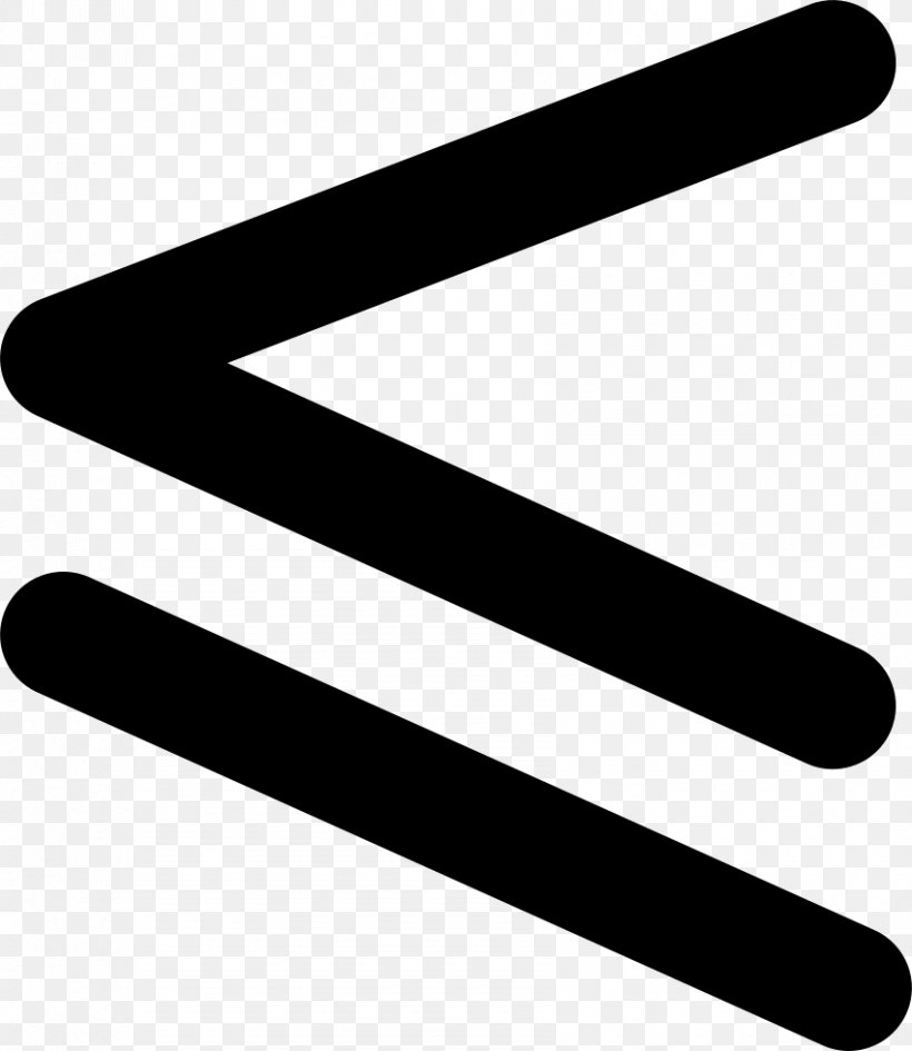 Less-than Sign Equals Sign Symbol Mathematics, PNG, 850x980px, Lessthan Sign, Black And White, Equality, Equals Sign, Greaterthan Sign Download Free