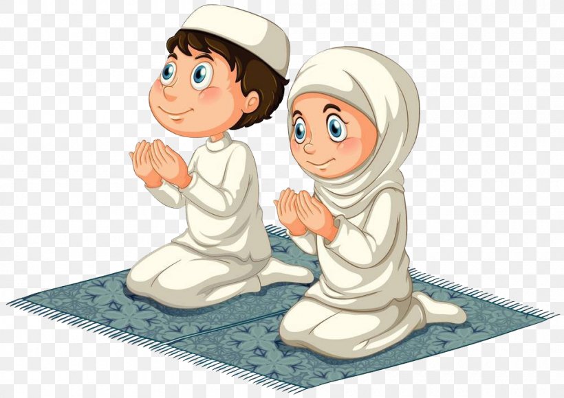 Muslim Prayer Islam Clip Art, PNG, 1000x708px, Watercolor, Cartoon, Flower, Frame, Heart Download Free