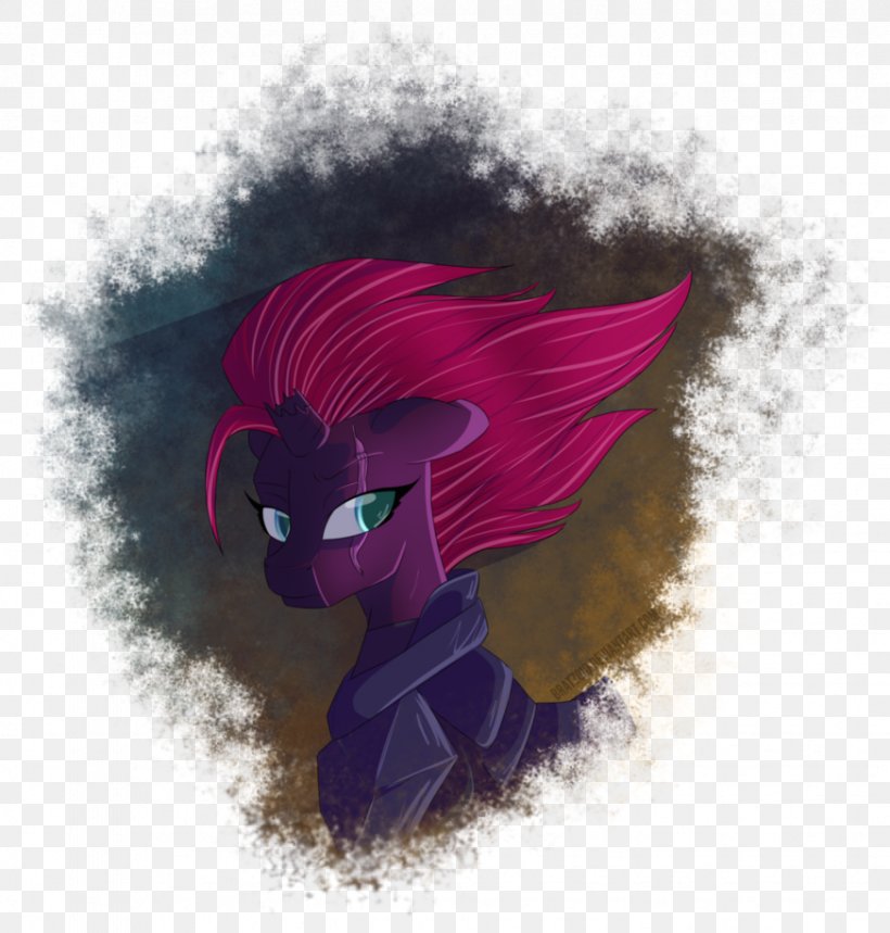 My Little Pony Horse Tempest Shadow Fluttershy, PNG, 873x915px, Watercolor, Cartoon, Flower, Frame, Heart Download Free