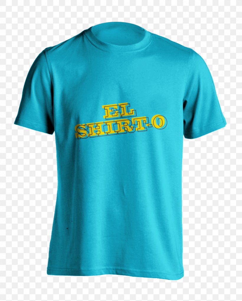 Printed T-shirt Polo Shirt Clothing, PNG, 831x1037px, Tshirt, Active Shirt, Aqua, Azure, Blue Download Free