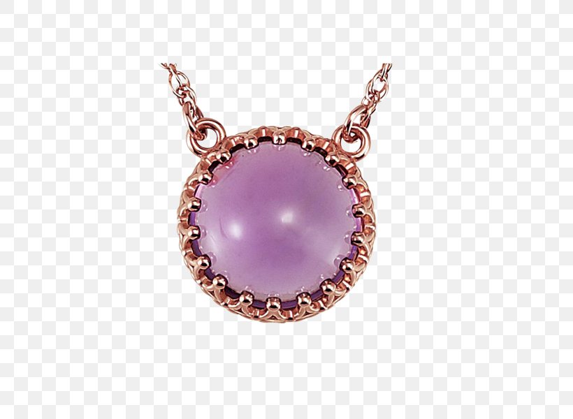 Amethyst Charms & Pendants Necklace Cabochon Jewellery, PNG, 600x600px, Amethyst, Cabochon, Carat, Chain, Charms Pendants Download Free