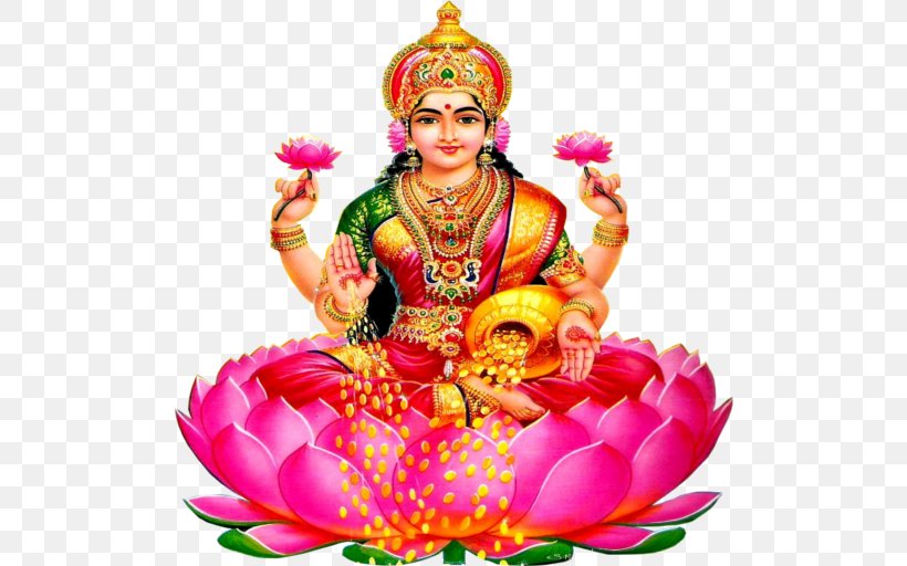 Lakshmi Devi Wealth Goddess Vishnu, PNG, 512x512px, Lakshmi, Ashta Lakshmi, Devi, Durga, Flower Download Free