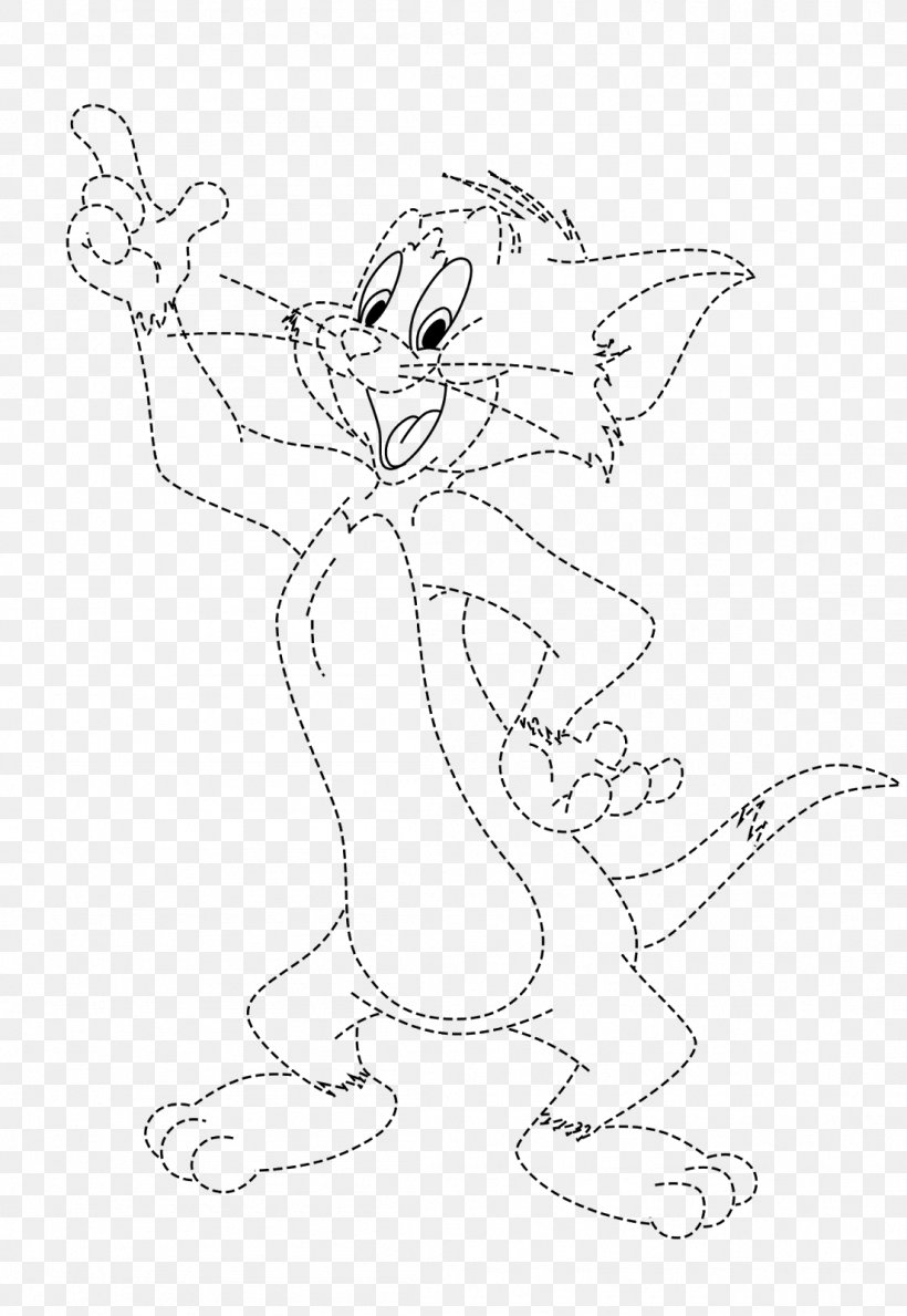 Tom Cat Jerry Mouse Drawing Tom And Jerry Sketch, PNG, 1103x1600px, Watercolor, Cartoon, Flower, Frame, Heart Download Free