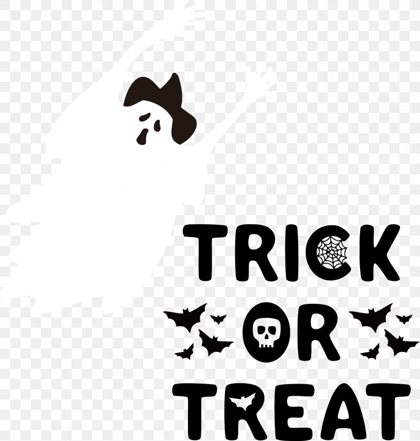 Trick Or Treat Halloween Trick-or-treating, PNG, 2856x3000px, Trick Or Treat, Biology, Black, Black And White, Geometry Download Free