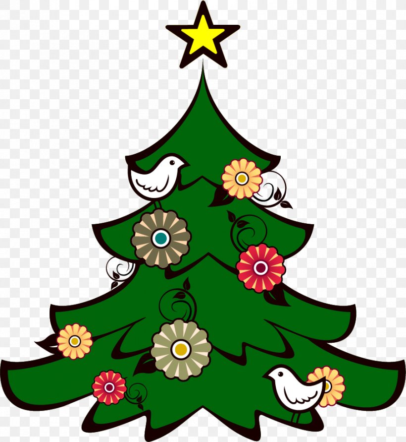 Christmas Tree Green, PNG, 901x980px, Christmas Tree, Artwork, Cartoon, Christmas, Christmas Decoration Download Free