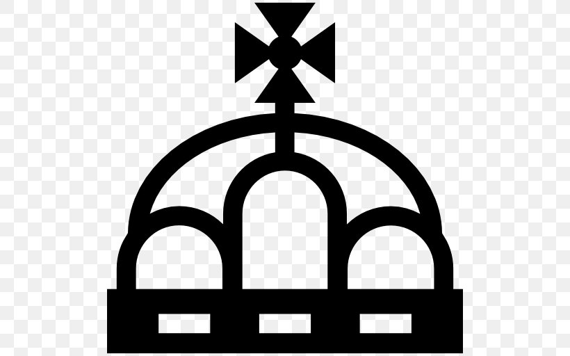 Cross And Crown Shape Clip Art, PNG, 512x512px, Cross And Crown, Area, Black And White, Brand, Coroa Real Download Free