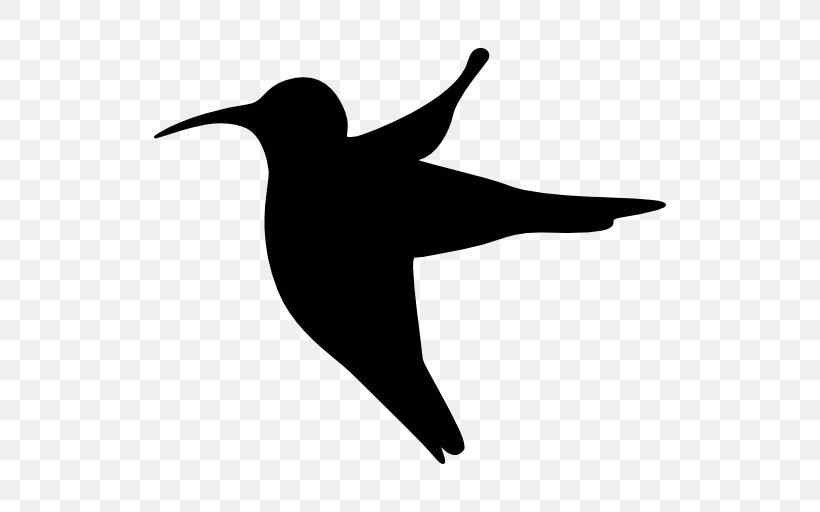 Hummingbird Silhouette Clip Art, PNG, 512x512px, Hummingbird, Animal, Artwork, Beak, Bird Download Free