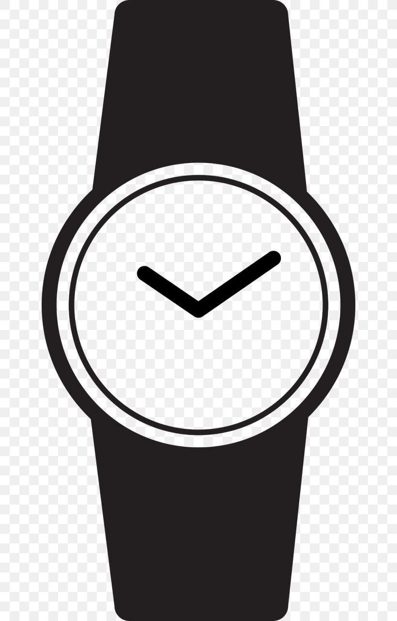 Watch Clock Clip Art, PNG, 648x1280px, Watch, Apple Watch, Black, Black And White, Blog Download Free