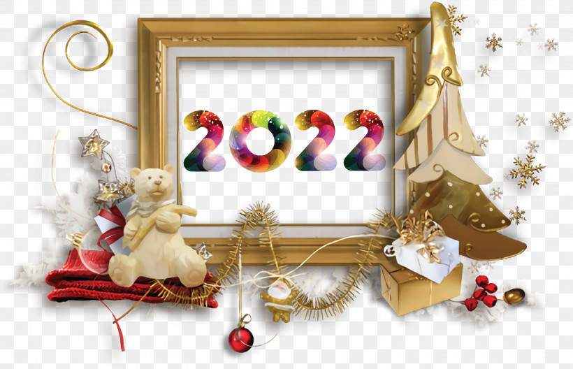 2022 Happy New Year 2022 New Year 2022, PNG, 3000x1935px, Picture Frame, Bauble, Christmas Day, Christmas Frames V2, Christmas Ornament M Download Free