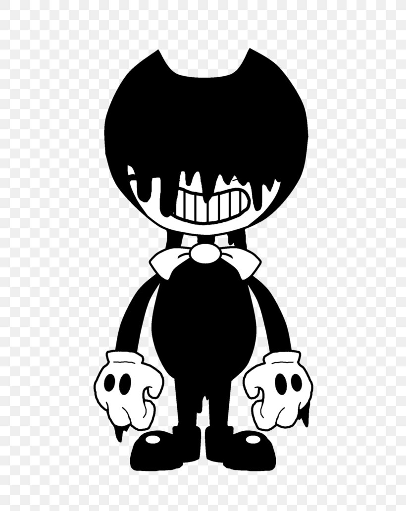 Bendy And The Ink Machine Drawing YouTube Cuphead, PNG, 774x1032px, Bendy And The Ink Machine, Black, Black And White, Carnivoran, Cartoon Download Free