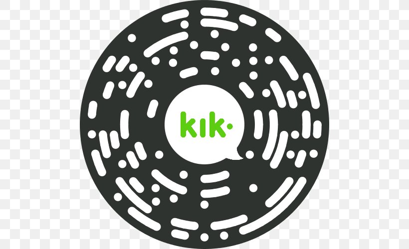 Kik Messenger QR Code Instant Messaging Chatbot Messaging Apps, PNG, 500x500px, Watercolor, Cartoon, Flower, Frame, Heart Download Free