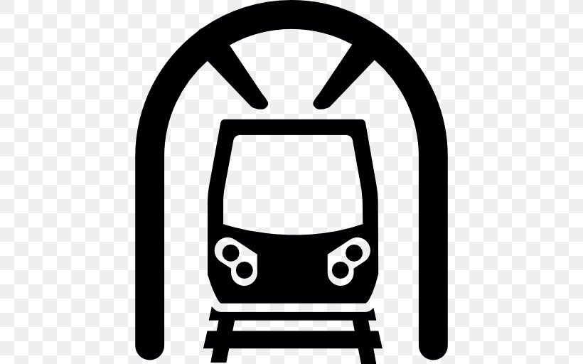 Rail Transport Train, PNG, 512x512px, Rail Transport, Area, Black, Black And White, Logo Download Free