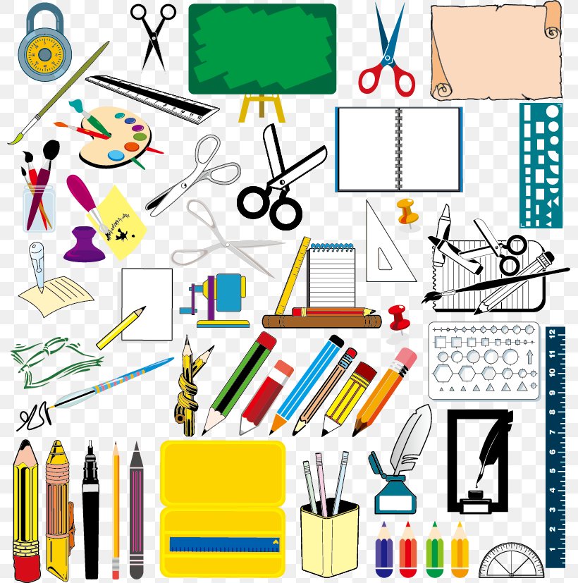 School Supplies Drawing, PNG, 800x827px, School, Area, Blackboard, Drawing, Material Download Free