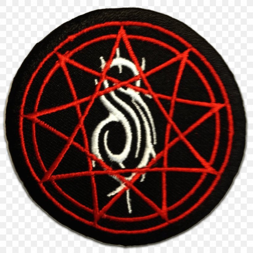 Slipknot Embroidered Patch Heavy Metal Iron-on Murderdolls, PNG, 1100x1100px, Watercolor, Cartoon, Flower, Frame, Heart Download Free