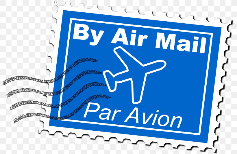 Airmail Stamp Postage Stamps Clip Art, PNG, 799x535px, Airmail, Airmail Etiquette, Airmail Stamp, Area, Banner Download Free