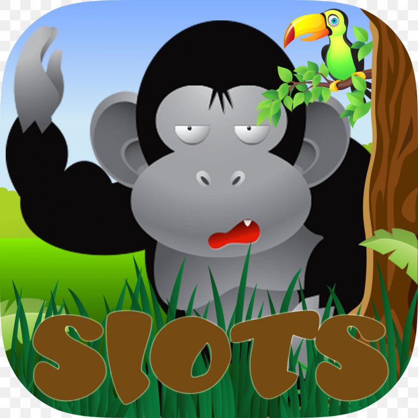Gorilla Common Chimpanzee Mammal, PNG, 1024x1024px, Watercolor, Cartoon, Flower, Frame, Heart Download Free