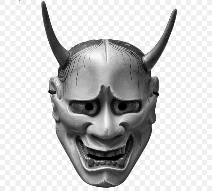 Hannya Mask Image Noh Oni, PNG, 669x741px, Hannya, Art, Art Museum, Black And White, Bone Download Free