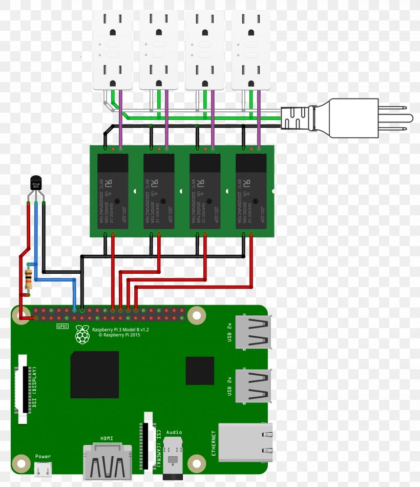 Raspberry Pi 3 Sensor Universal Asynchronous Receiver-transmitter Microcontroller, PNG, 2449x2839px, Raspberry Pi, Adafruit Industries, Arduino, Breadboard, Circuit Component Download Free