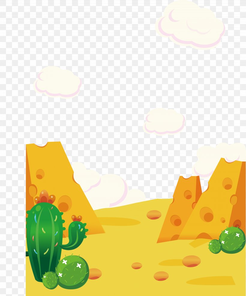 Desert Computer File, PNG, 4415x5312px, Desert, Art, Cactaceae, Cartoon, Flower Download Free