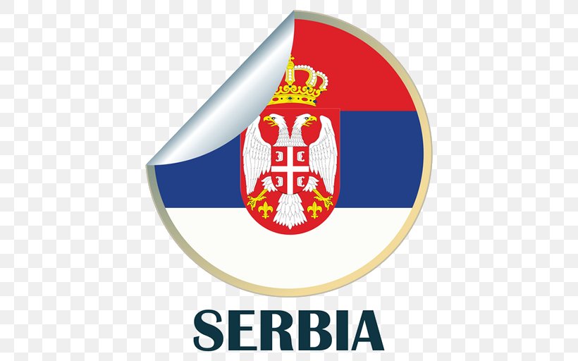 Flag Of Serbia Kingdom Of Serbia National Flag, PNG, 512x512px, Serbia, Area, Brand, Crest, Emblem Download Free