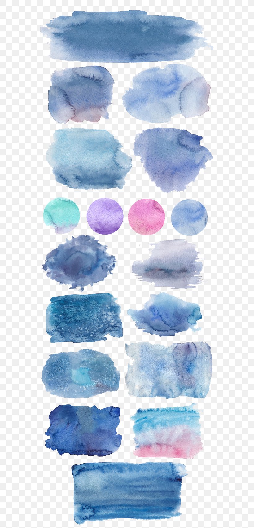 Watercolor Painting, PNG, 580x1704px, Watercolor Painting, Aqua, Art, Blue, Designer Download Free