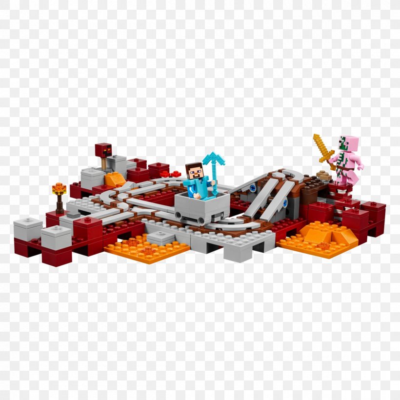 LEGO 21130 Minecraft The Nether Railway Amazon.com Lego Minecraft, PNG, 1200x1200px, Minecraft, Amazoncom, Construction Set, Educational Toys, Lego Download Free