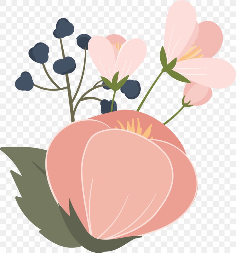 Rose Flower Vector Graphics Drawing Illustration, PNG, 954x1024px, Rose, Art, Botany, Cartoon, Creative Market Download Free
