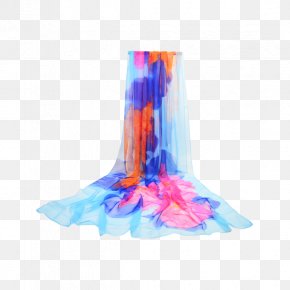 Spider Silk Scarf Plastic Inkjet Printing PNG