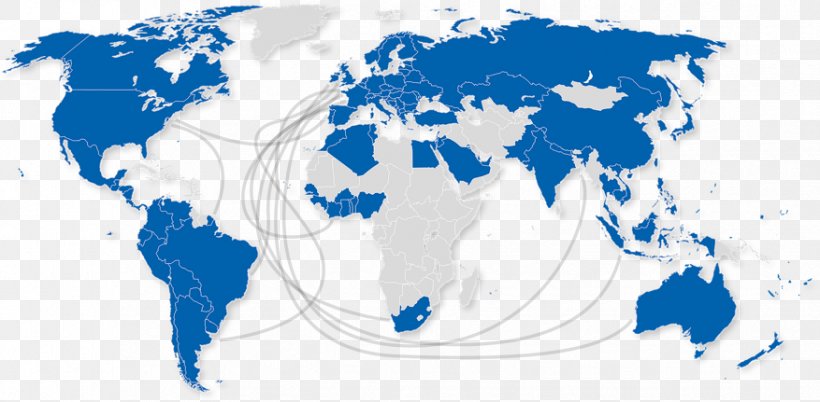 World Map Vector Graphics Дүние жүзінің саяси картасы, PNG, 877x431px, World, Area, Blue, Earth, Geography Download Free
