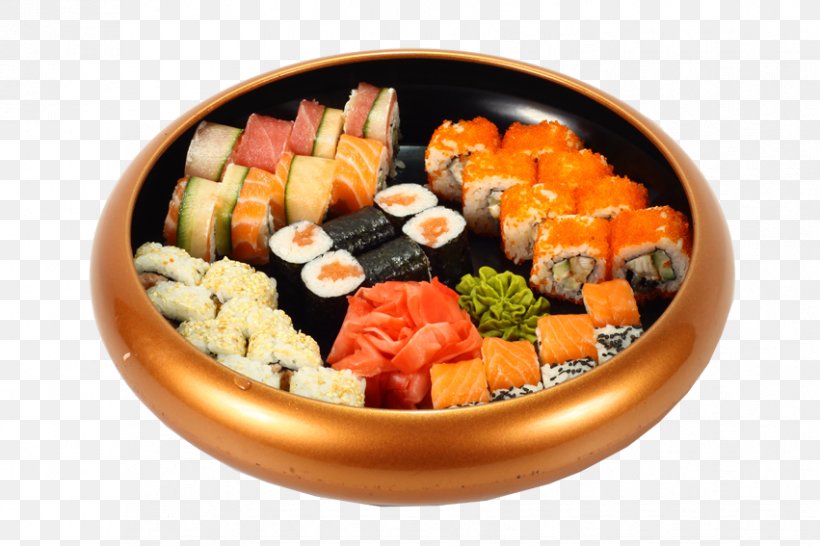 California Roll Sashimi Vegetarian Cuisine Sushi Side Dish, PNG, 851x567px, California Roll, Asian Food, Comfort, Comfort Food, Cuisine Download Free