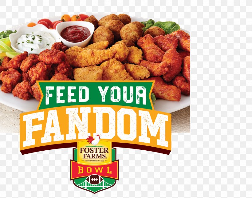 Chicken Nugget Foster Farms Bowl Super Bowl Buffalo Wing Bowl Game, PNG, 2389x1878px, Chicken Nugget, American Food, Appetizer, Big Ten Conference, Bowl Download Free