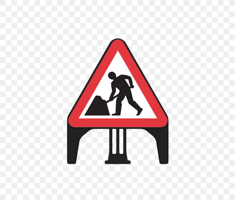 Men At Work Roadworks Warning Sign Traffic Sign, PNG, 700x700px, Men At Work, Architectural Engineering, Area, Logo, Plastic Download Free