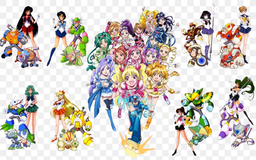Pretty Cure All Stars キラキラkawaii! プリキュア大集合♪ Action & Toy Figures, PNG, 1024x640px, Watercolor, Cartoon, Flower, Frame, Heart Download Free